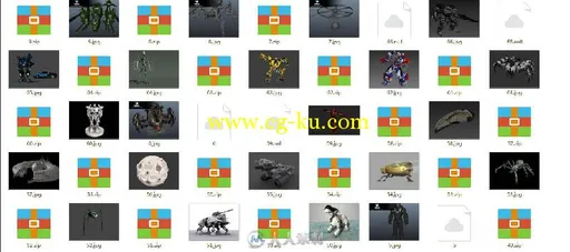 62个机械3D模型的图片1