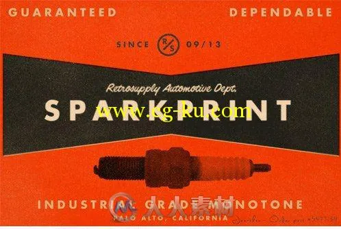 火花打印PS动作SparkPrint - Monotone Action的图片2