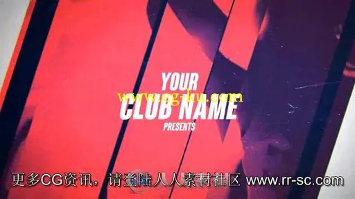 激情似火的音乐活动宣传动画AE模板 Videohive Flash Music Event 12784311的图片1