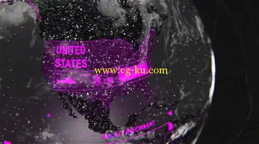 3D黑暗星球元素动画AE模板 Videohive 3d Element Dark Planet 8414942的图片2