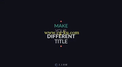 42组酷炫文字字幕标题动画AE模板 Videohive 42 Cool Titles Animated 16514775的图片2