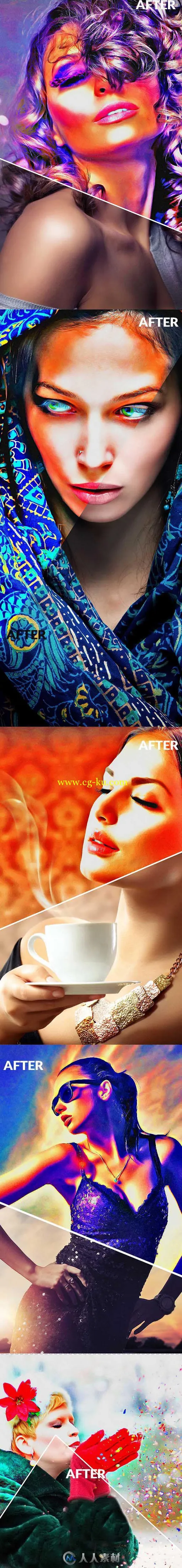 封面级照片调色PS动作-photomakeup-photoshop-action的图片1
