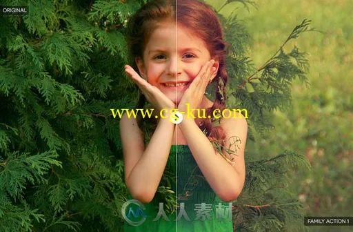 50款家庭照片调色PS动作50 Family Pack Photoshop Actions 419477的图片1
