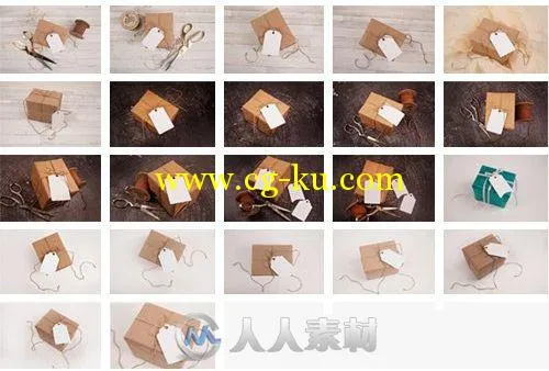 22款纸质包装标签高清图片22 Gift Tag Mockups - FLAT的图片1