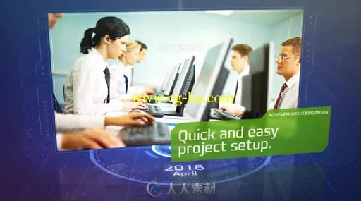 2016年企业发展时间轴宣传动画AE模板 VideohivePlaceholder For Achievements Cor...的图片1