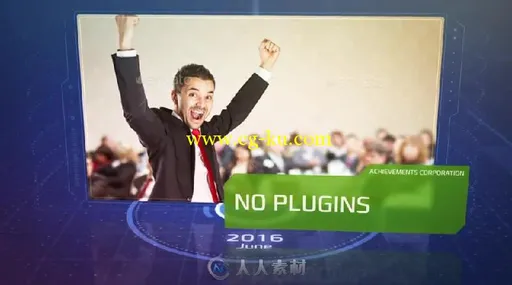 2016年企业发展时间轴宣传动画AE模板 VideohivePlaceholder For Achievements Cor...的图片5