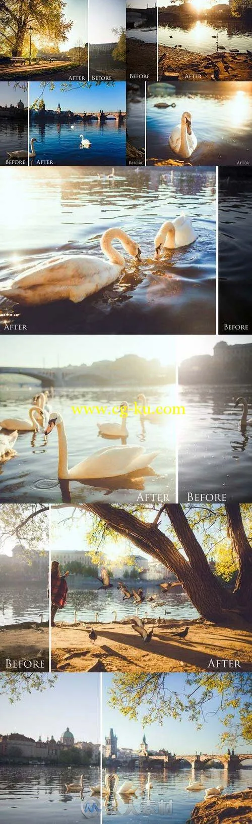 9款照片上午特效Lightroom预设Morning_in_Prague-_9_presets_for_Lr的图片1