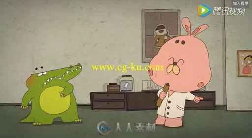 超萌动画短片《You look scary》，鳄鱼拔牙记，内心戏好足！的图片3