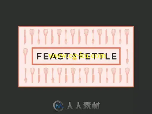 平面设计--33款创意餐饮名片设计的图片1