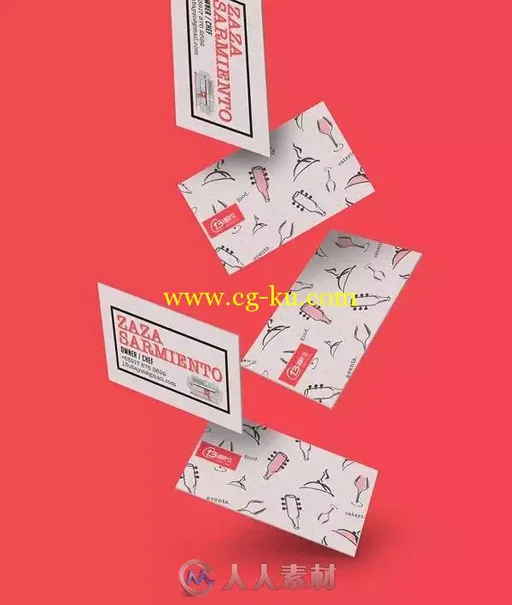 平面设计--33款创意餐饮名片设计的图片23