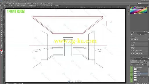 2D二维透视基础知识训练视频教程 CGCOOKIE INTRODUCTION TO 2D PERSPECTIVE的图片1