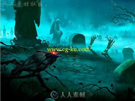 2D墓地瓷砖材质Unity3D资源素材的图片2