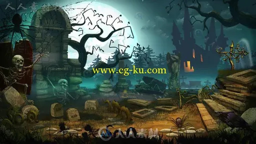 2D墓地瓷砖材质Unity3D资源素材的图片3