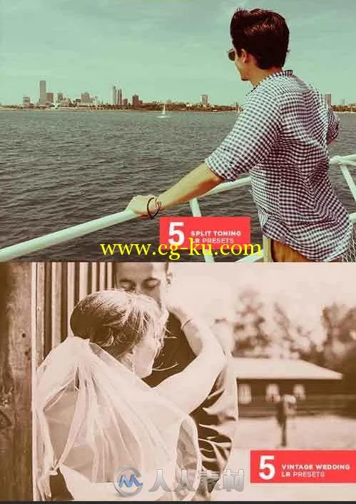 50款照片调色表现Lightroom预设CreativeMarket Landscape Lightroom Presets 619746的图片1