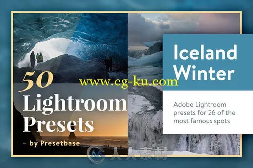 冰岛冬日效果照片调色Lightroom预设Iceland - Winter Edition的图片5