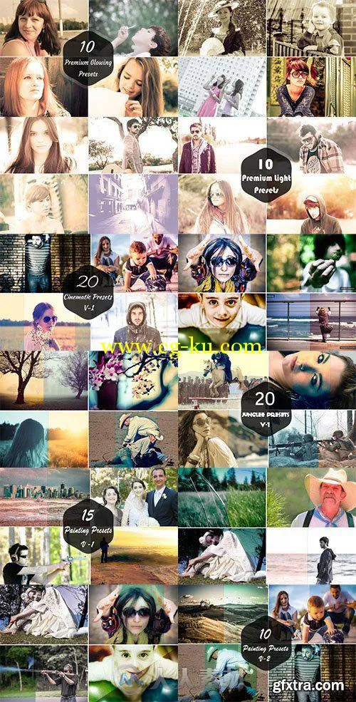 450款照片调色Lightroom预设合辑450-Pro-Lightroom-Presets-Bundle的图片1