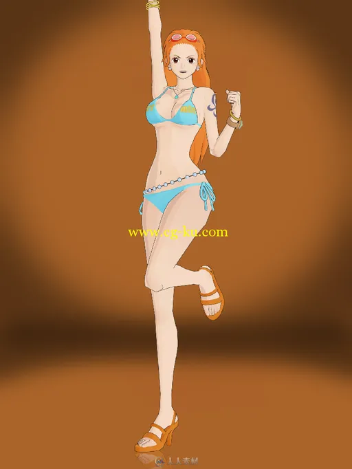 海贼王娜美nami泳装模型的图片1