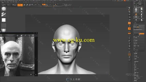 ZBrush逼真游戏人物角色实例制作视频教程 GAME ART INSTITUTE CHARACTER CREATION ...的图片2