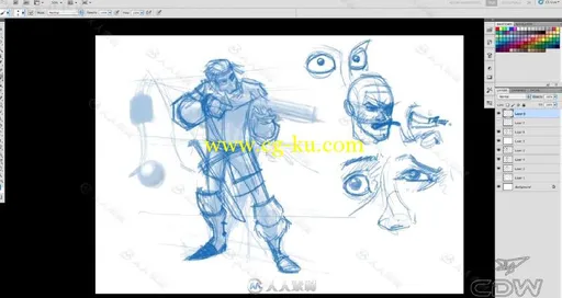概念游戏角色设计手绘训练视频教程 CONCEPT DESIGN WORKSHOP VISUAL DEVELOPMENT F...的图片3