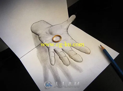 梦想照进现实，超逼真3D绘画作品的图片1