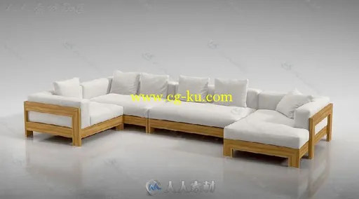 134组沙发室内家具设计3D模型合辑 EVERMOTION ARCHMODELS VOL.129的图片1