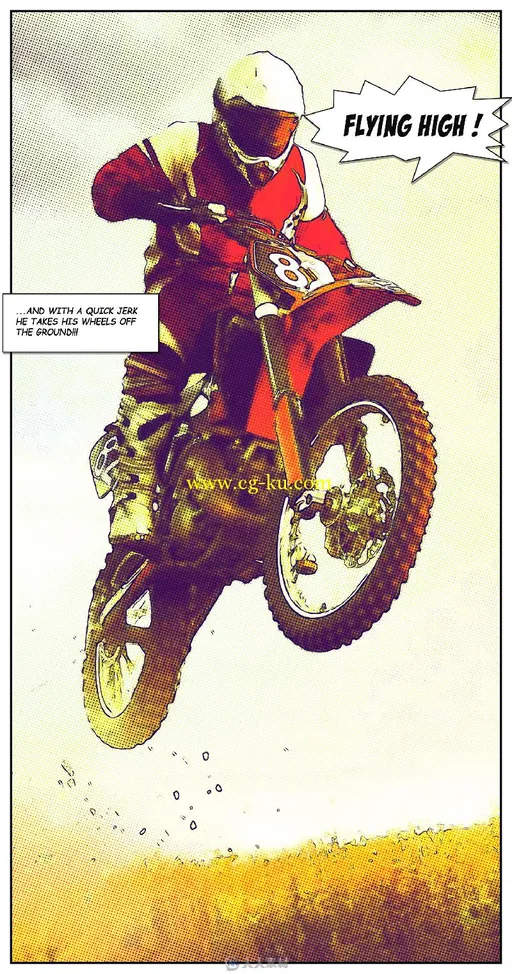 90年代彩色报纸印刷效果PS动作GraphicRiver - Comics Photoshop Action 17036318的图片2