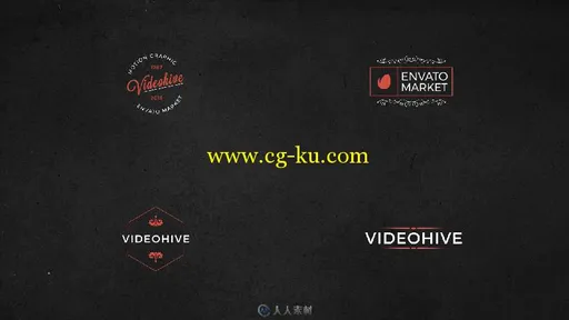 25个时尚标题动画AE模板Videohive25AnimatedTitles& Badges labels17286686的图片3