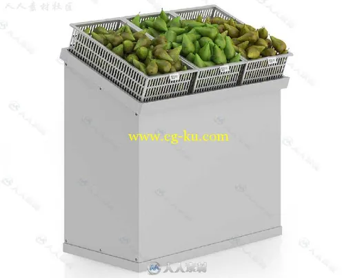 25组铝超市食品商品展台展架3D模型合辑 CGAXIS MODELS VOLUME 52 3D SUPERMARKET II的图片10
