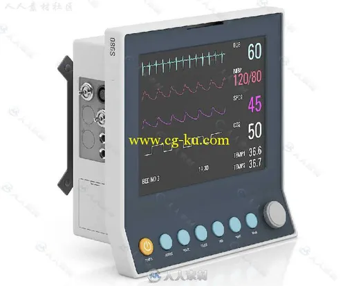 26组医疗器械医院设施3D模型合辑 CGAXIS MODELS VOLUME 55 3D MEDICAL的图片12