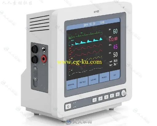 26组医疗器械医院设施3D模型合辑 CGAXIS MODELS VOLUME 55 3D MEDICAL的图片21
