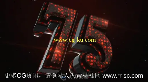 炫酷3D风格文字图片AE模板 Videohive 75 Animated Texture (Element 3D)的图片11