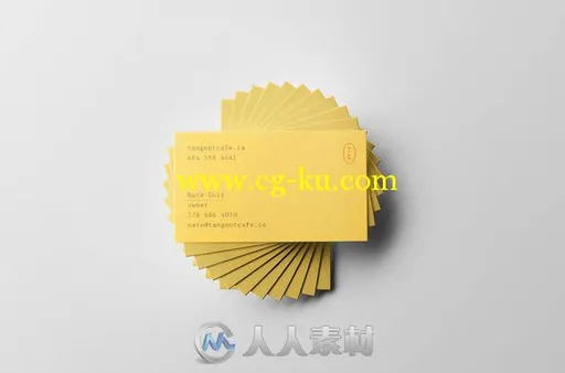 7款商业卡片展示PSD模板Business cards 7 PSD mockups的图片3