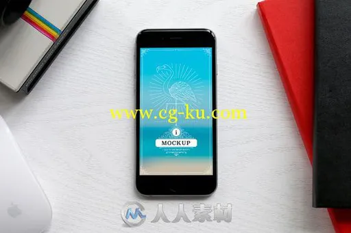50款iphone6/6s/PLUS场景展示PSD模板50 Only iPhone 6 6s 6s Plus Mockups的图片23