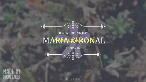 48组婚礼时尚创意文字字幕标题动画AE模板 Videohive 48 Wedding Titles 15673904的图片1