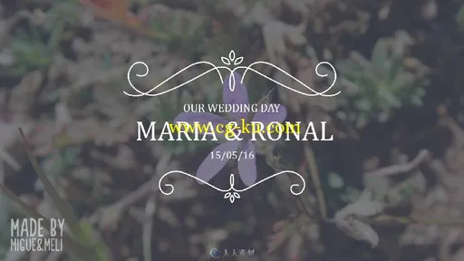 48组婚礼时尚创意文字字幕标题动画AE模板 Videohive 48 Wedding Titles 15673904的图片12