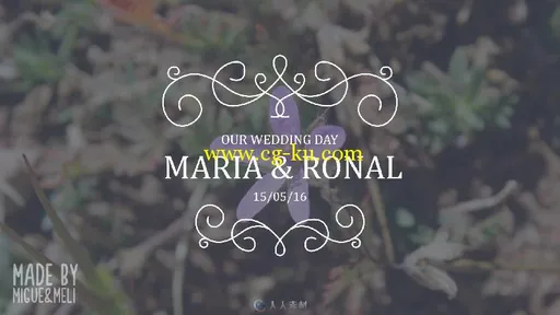 48组婚礼时尚创意文字字幕标题动画AE模板 Videohive 48 Wedding Titles 15673904的图片20