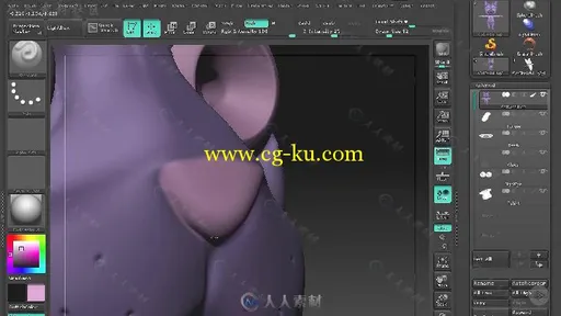 Modo与Zbrush卡通角色实例制作视频教程 PLURALSIGHT CREATING CARTOON CHARACTERS ...的图片3