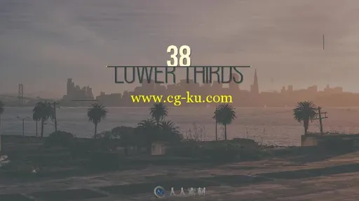 38组美丽独特的文字字幕标题动画AE模板 38 Lower Thirds的图片2