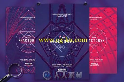 9款建筑背景宣传海报PSD模板Architectural Bundle 9 Flyers的图片5