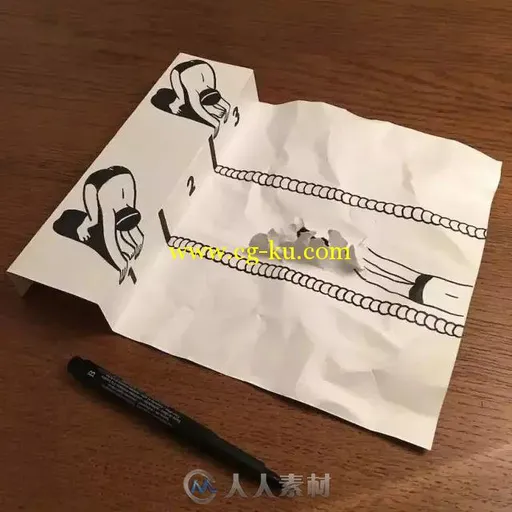 手绘创意——纸张的艺术的图片12