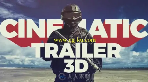3D照片幻灯片电影预告片AE模板 Videohive 3D Photo Trailer的图片3
