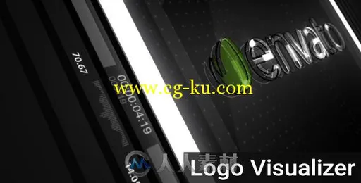 音乐旋律跳动标志展台LOGO演绎AE模板 Videohive Logo Visualizer的图片1