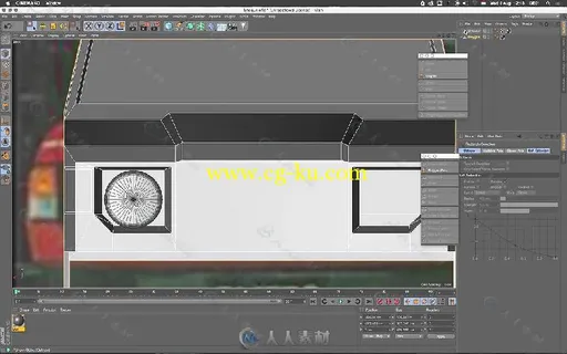 C4D三菱吉普车底模实例制作视频教程 CINEMA 4D MODELING THE TINY SHOGUN IN CINEM...的图片1