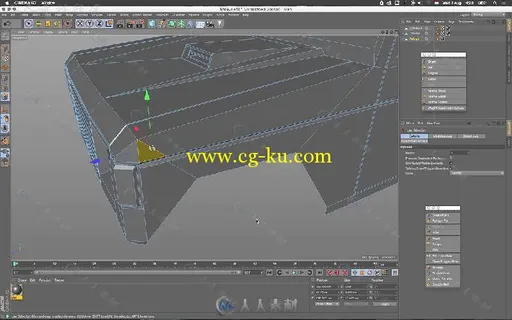 C4D三菱吉普车底模实例制作视频教程 CINEMA 4D MODELING THE TINY SHOGUN IN CINEM...的图片5