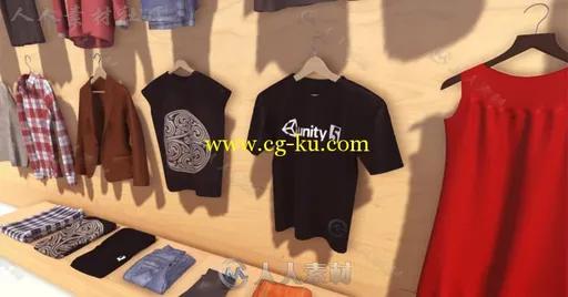 20种完全不同的服装道具模型Unity3D素材资的图片1
