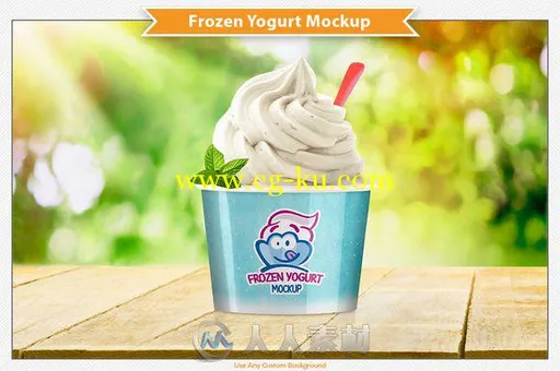 冰冻酸奶碗展示PSD模板Frozen_Yogurt_Bowl_Mockup的图片3