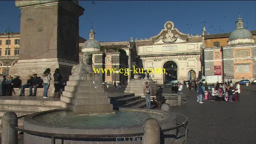 世界名胜罗马古迹街道实拍视频素材的图片2