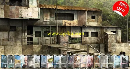 3DTOTAL出品超级纹理贴图V1-19合辑 3DTOTAL TEXTURES R2 VOLUMES 1-19的图片1