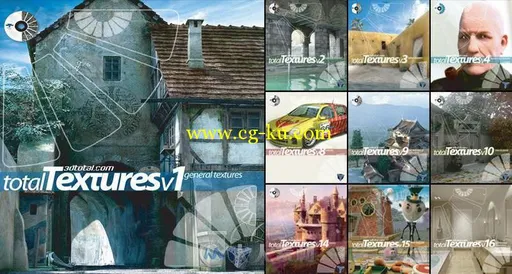 3DTOTAL出品超级纹理贴图V1-19合辑 3DTOTAL TEXTURES R2 VOLUMES 1-19的图片3