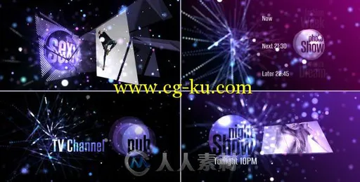 广播设计娱乐电视频道AE模板 Videohive Broadcast Design-Entertainment TV Chann...的图片1